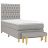 vidaXL &Kappa;&rho;&epsilon;&beta;ά&tau;&iota; Boxspring &mu;&epsilon; &Sigma;&tau;&rho;ώ&mu;&alpha; &Alpha;&nu;&omicron;&iota;&chi;&tau;ό &Gamma;&kappa;&rho;&iota; 90x190 &epsilon;&kappa;. &Upsilon;&phi;&alpha;&sigma;&mu;ά&tau;&iota;&nu;&omicron;