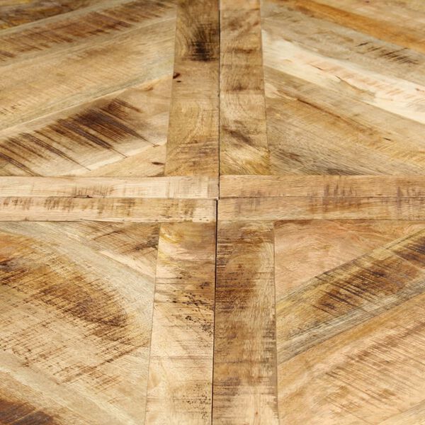 vidaXL Τραπεζαρία Στρογγυλή 150 x 76 εκ. από Μασίφ Ξύλο Μάνγκο