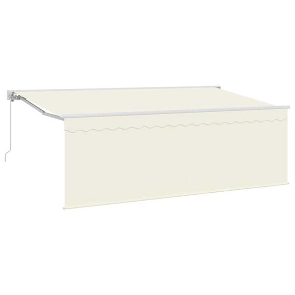 vidaXL Σκηνίτσα Αναδιπλούμενη Κρεμ 400 x 200 cm ύφασμα