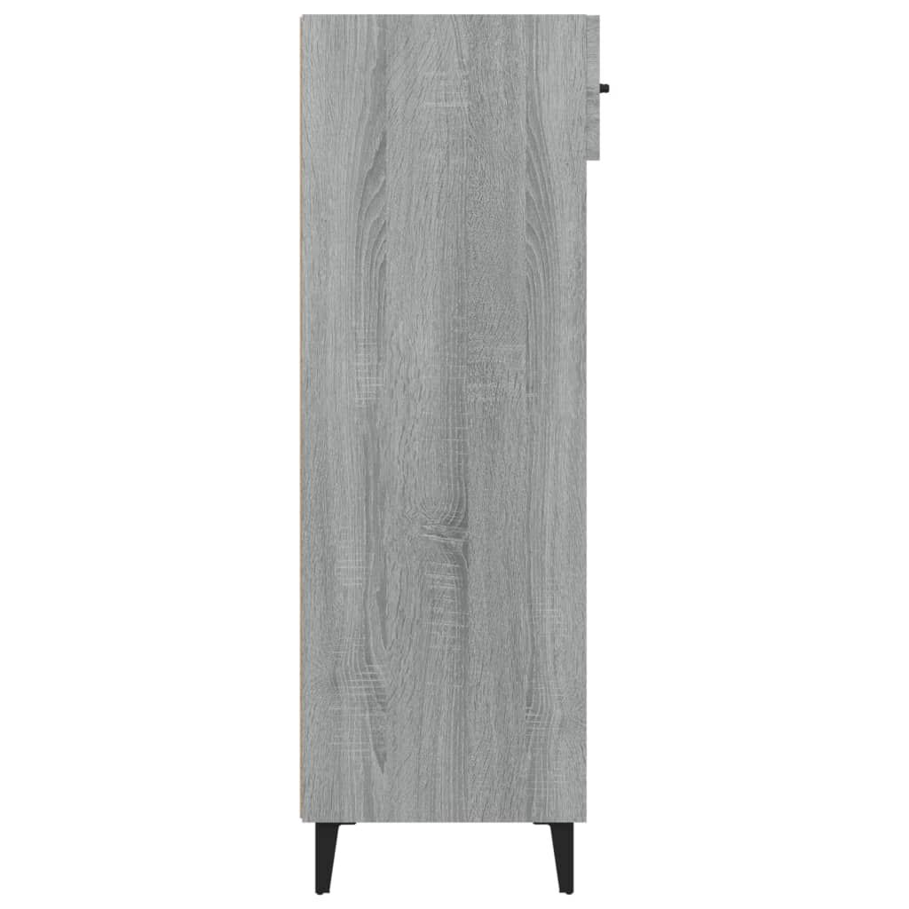 vidaXL Παπουτσοθήκη Γκρι Sonoma 60x35x105 εκ. από Επεξεργασμένο Ξύλο