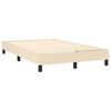 vidaXL &Kappa;&rho;&epsilon;&beta;ά&tau;&iota; Boxspring &mu;&epsilon; &Sigma;&tau;&rho;ώ&mu;&alpha; &Kappa;&rho;&epsilon;&mu; 120x200 &epsilon;&kappa;. &Upsilon;&phi;&alpha;&sigma;&mu;ά&tau;&iota;&nu;&omicron;