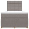 vidaXL &Kappa;&rho;&epsilon;&beta;ά&tau;&iota; Boxspring &mu;&epsilon; &Sigma;&tau;&rho;ώ&mu;&alpha; Taupe 120x200 &epsilon;&kappa;. &Upsilon;&phi;&alpha;&sigma;&mu;ά&tau;&iota;&nu;&omicron;