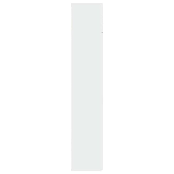 vidaXL Ραφιέρα με Ντουλάπια Λευκή 70x42,5x225 εκ. Επεξεργασμένο Ξύλο