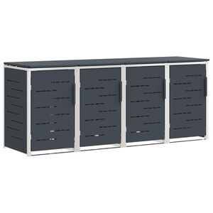 vidaXL &Alpha;&pi;&omicron;&theta;ή&kappa;&epsilon;&upsilon;&sigma;&eta; &Kappa;ά&delta;&omicron;&upsilon; &Gamma;&upsilon;&rho;ί&sigma;&mu;&alpha;&tau;&omicron;&sigmaf; for 4 Bins 240L &Alpha;&nu;&omicron;&xi;&epsilon;ί&delta;&omega;&tau;&omicron; &Alpha;&tau;&sigma;ά&lambda;&iota;