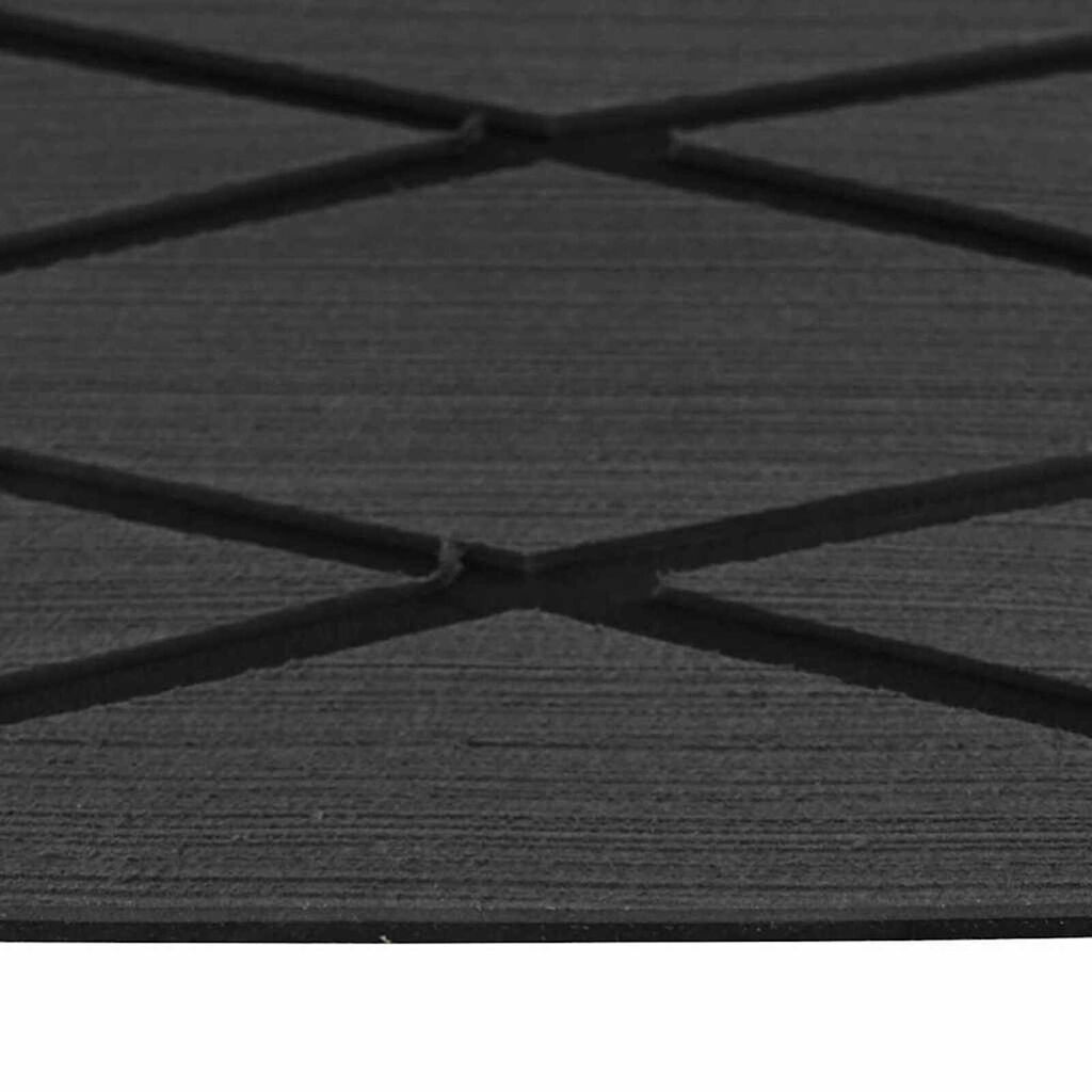 vidaXL Δάπεδο Σκάφους Σκούρο γκρι και μαύρο 190 x 70 εκ EVA αφρός