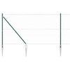 vidaXL Στύλος Περιφράξεων Πράσινο 25 x 1,4 μ (50 mm πλέγμα)