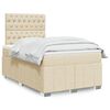 vidaXL &Kappa;&rho;&epsilon;&beta;ά&tau;&iota; Boxspring &mu;&epsilon; &Sigma;&tau;&rho;ώ&mu;&alpha; &Kappa;&rho;&epsilon;&mu; 120x200 &epsilon;&kappa;. &Upsilon;&phi;&alpha;&sigma;&mu;ά&tau;&iota;&nu;&omicron;
