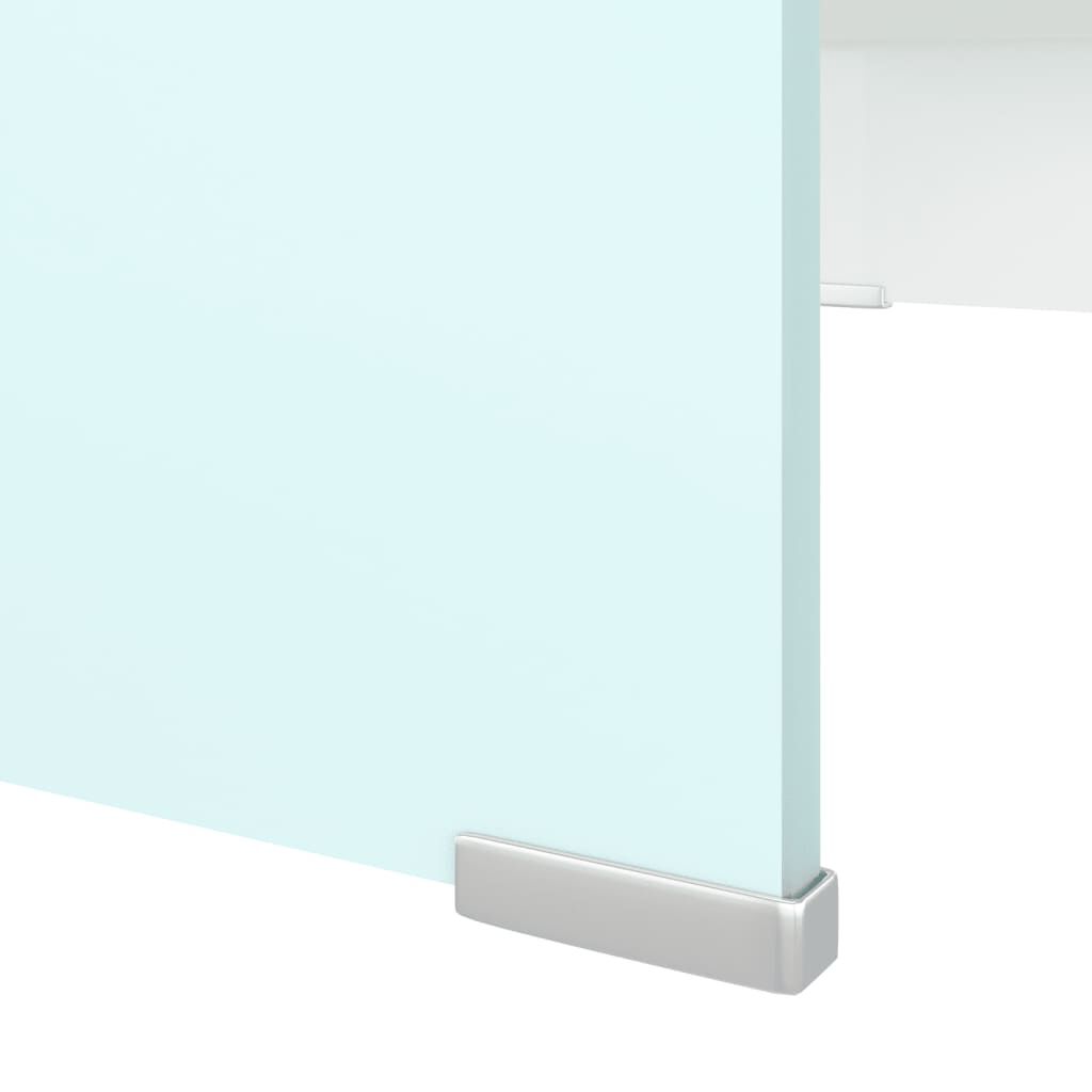 vidaXL Βάση Τηλεόρασης/Οθόνης Πράσινη 70 x 30 x 13 εκ. Γυάλινη
