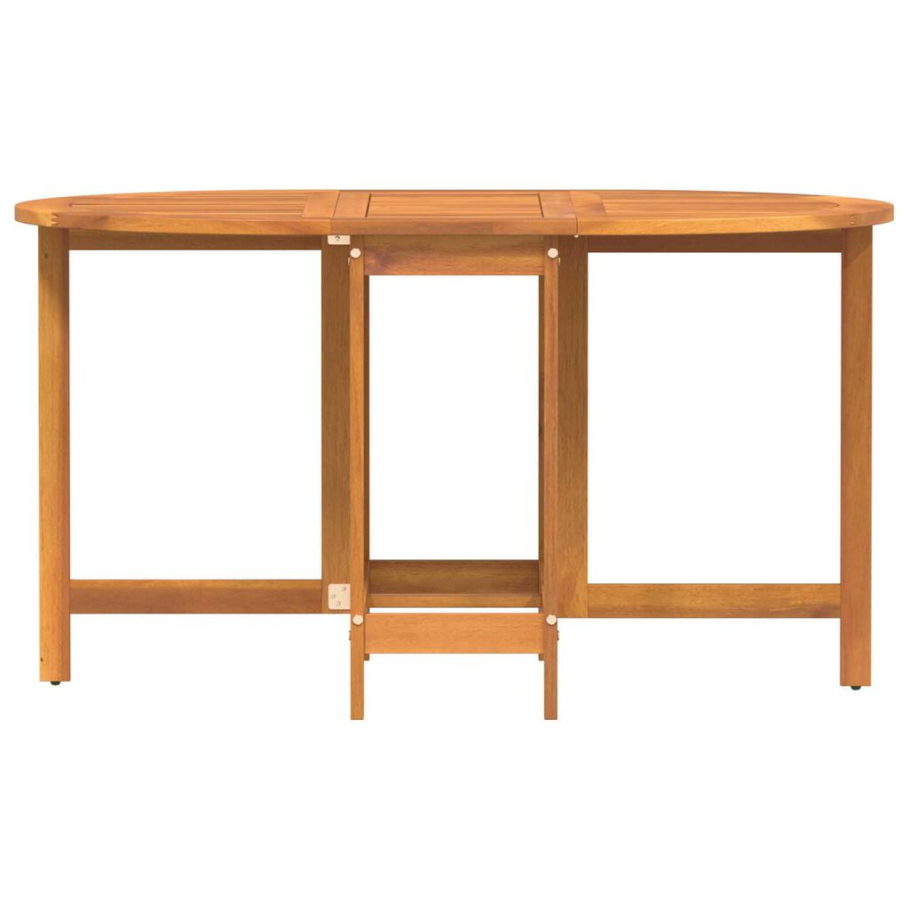 vidaXL Στρώμα Πτυσσόμενο Κήπου 110x60x72 εκ. από Μασίφ Ξύλο Ακακίας Ωοειδές