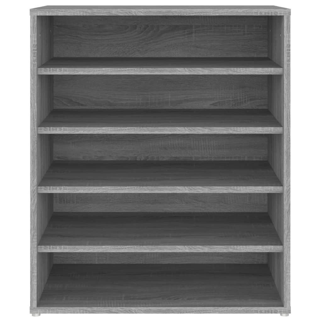 vidaXL Παπουτσοθήκη Γκρι Sonoma 60x35x70 εκ. από Επεξεργασμένο Ξύλο