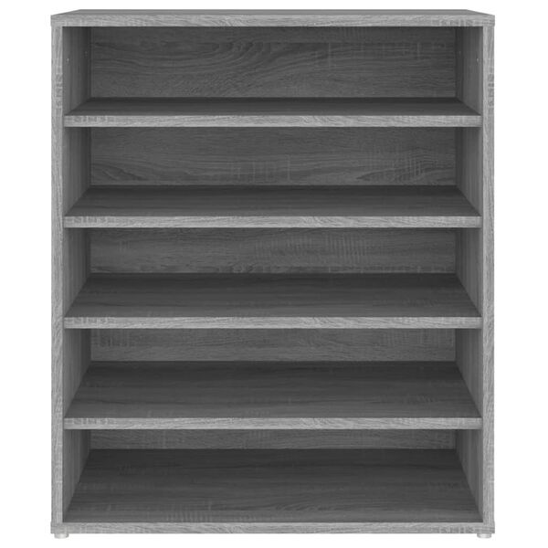 vidaXL Παπουτσοθήκη Γκρι Sonoma 60x35x70 εκ. από Επεξεργασμένο Ξύλο
