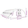 vidaXL Θερμοκήπιο Πράσινο 50 μ² 10 x 5 x 2,3 μ. με Ατσάλινο Πλαίσιο