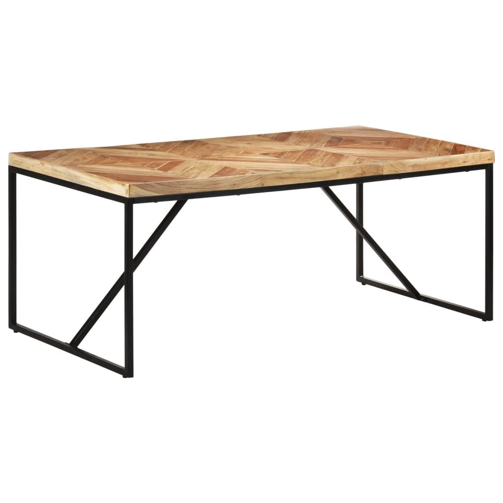 vidaXL Τραπεζαρία 180 x 90 x 76 εκ. από Μασίφ Ξύλο Ακακίας/Μάνγκο