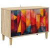 vidaXL &Nu;&tau;&omicron;&upsilon;&lambda;ά&pi;&iota; TV HEESCH 69 x 33 x 50 &epsilon;&kappa;. Sonoma &Epsilon;&pi;&epsilon;&xi;&epsilon;&rho;&gamma;&alpha;&sigma;&mu;έ&nu;&omicron; &Xi;ύ&lambda;&omicron;