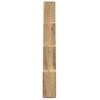 vidaXL Ράφι κύβος τοίχου Artisan Oak 90x15x119,5cm Κατασκευασμένο ξύλο