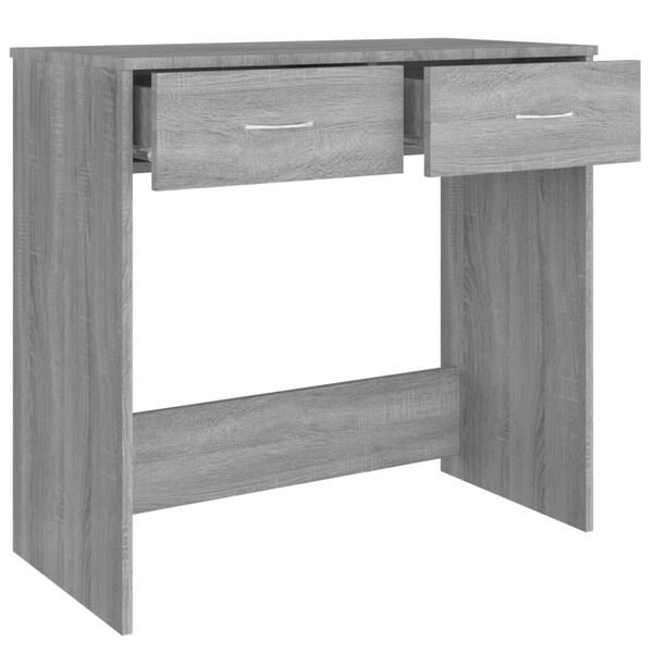 vidaXL Γραφείο Γκρι Sonoma 80 x 40 x 75 εκ. από Επεξεργασμένο Ξύλο
