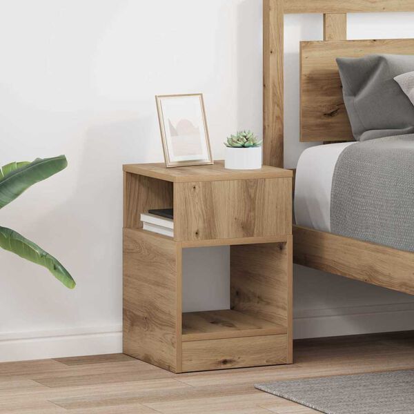 vidaXL End Table 2 pcs Artisan Oak 30,5 x 30 x 45 &epsilon;&kappa;