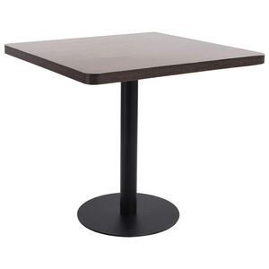 vidaXL &Tau;&rho;&alpha;&pi;έ&zeta;&iota; Bistro &Sigma;&kappa;&omicron;ύ&rho;&omicron; &Kappa;&alpha;&phi;έ 80 x 80 &epsilon;&kappa;. &alpha;&pi;ό MDF
