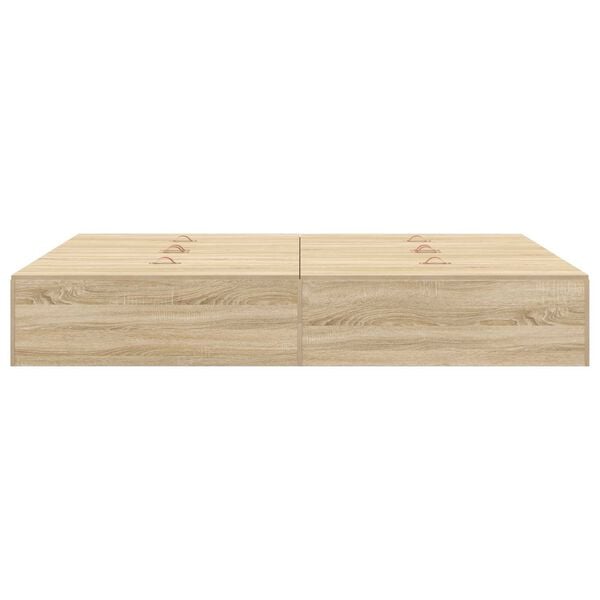 vidaXL Σκελετός Κρεβατιού Sonoma Δρυς 200 x 140 x 31.5 εκ.