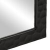 vidaXL Καθρέφτης Μπάνιου Μαύρος 50x70x2,5 εκ. Μασίφ Ξύλο Μάνγκο/Γυαλί