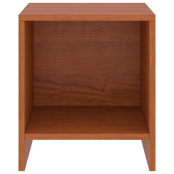 vidaXL Κομοδίνα 2 τεμ. Καφέ Μελί 35 x 30 x 40 εκ. Μασίφ Ξύλο Πεύκου