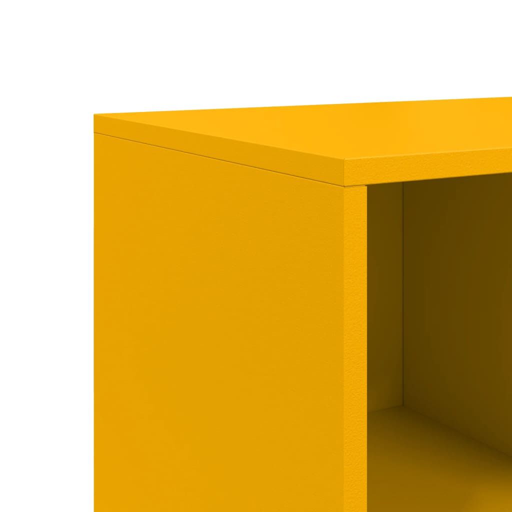 vidaXL Ντουλάπι Μουσταρδί 100,5x39x72 εκ. από Ατσάλι