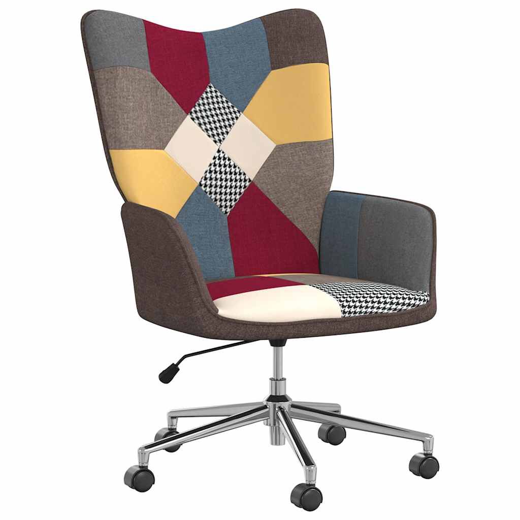vidaXL Πολυθρόνα Relax Σχέδιο Patchwork Υφασμάτινη