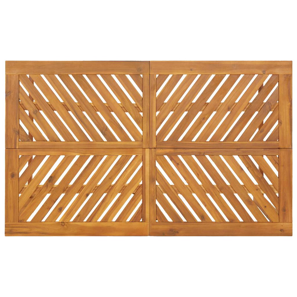 vidaXL Σέτ φαγητού για κήπο 3 pcs Καφέ 150 x 90 x 74 cm