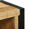 vidaXL Σετ Επίπλων Μπάνιου Επιτοίχιο 4 pcs Καφέ Στερεό ξύλο μάνγκο
