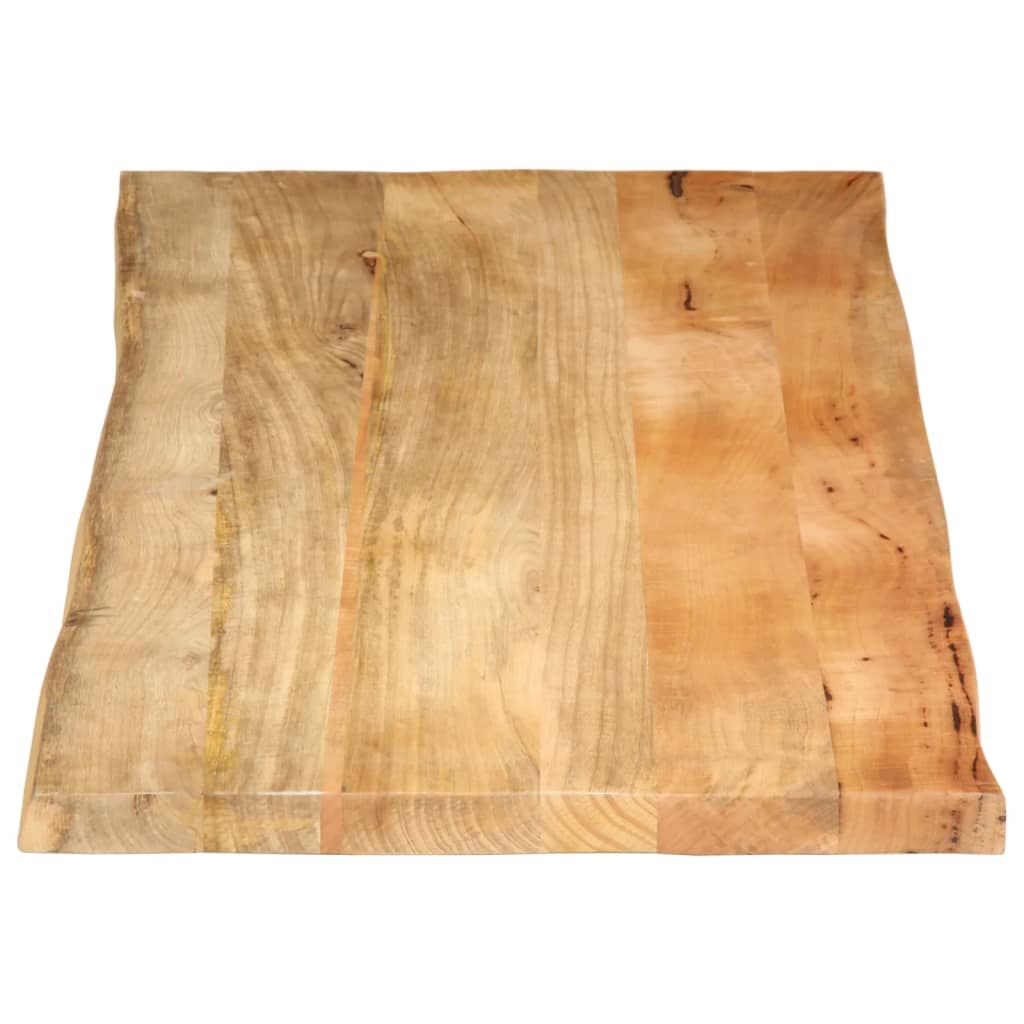 vidaXL Επιφάνεια Τραπεζιού 140x60x3,8 εκ. Live Edge Μασίφ Ξύλο Μάνγκο