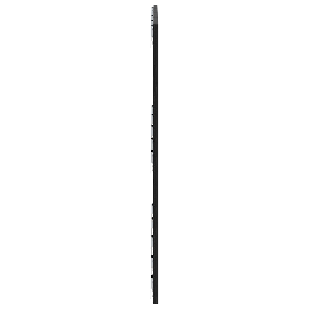 vidaXL Κεφαλάρι Κρεβατιού Μαύρο Δρυς 200x1,5x80 εκ. Κατασκευασμένη Ξυλεία