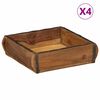 vidaXL &Delta;ί&sigma;&kappa;&omicron;&sigmaf; 4 &tau;&mu;&chi;. &Kappa;&alpha;&phi;έ 29 x 31 x 10 &epsilon;&kappa; &Sigma;&tau;&epsilon;&rho;&epsilon;ό &Alpha;&nu;&alpha;&kappa;&tau;&eta;&theta;έ&nu; &Xi;ύ&lambda;&omicron;