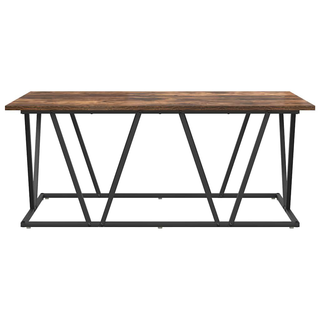 vidaXL Τραπεζάκι σαλονιού Καπνιστή δρυς 100 x 50 x 40 cm