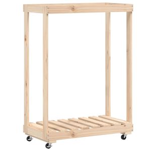 vidaXL &Xi;&upsilon;&lambda;&omicron;&theta;ή&kappa;&eta; &mu;&epsilon; &Tau;&rho;&omicron;&chi;&omicron;ύ&sigmaf; &Mu;&alpha;ύ&rho;&eta; 76,5x40x108 &epsilon;&kappa;. &Mu;&alpha;&sigma;ί&phi; &Xi;ύ&lambda;&omicron; &Pi;&epsilon;ύ&kappa;&omicron;&upsilon;