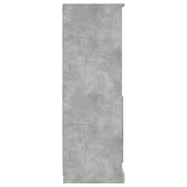 vidaXL Ντουλάπι Γκρι Σκυροδέματος 36x35,5x103,5 εκ. Επεξεργασμένο Ξύλο