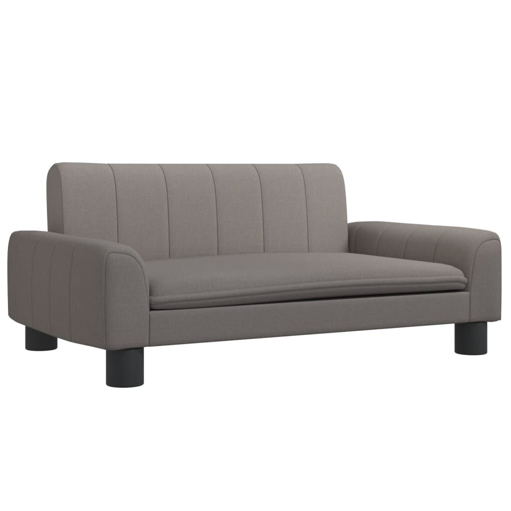 vidaXL Καναπές Παιδικός Taupe 70 x 45 x 30 εκ. από Ύφασμα