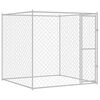 vidaXL &Kappa;&lambda;&omicron;&upsilon;&beta;ί &sigma;&kappa;ύ&lambda;&omicron;&upsilon; &Alpha;&sigma;&eta;&mu;ί 200 x 200 x 200 cm &Epsilon;&pi;&iota;&kappa;&alpha;&lambda;&upsilon;&mu;&mu;έ&nu;&omicron;&sigmaf; &Chi;ά&lambda;&upsilon;&beta;&alpha;&sigmaf;