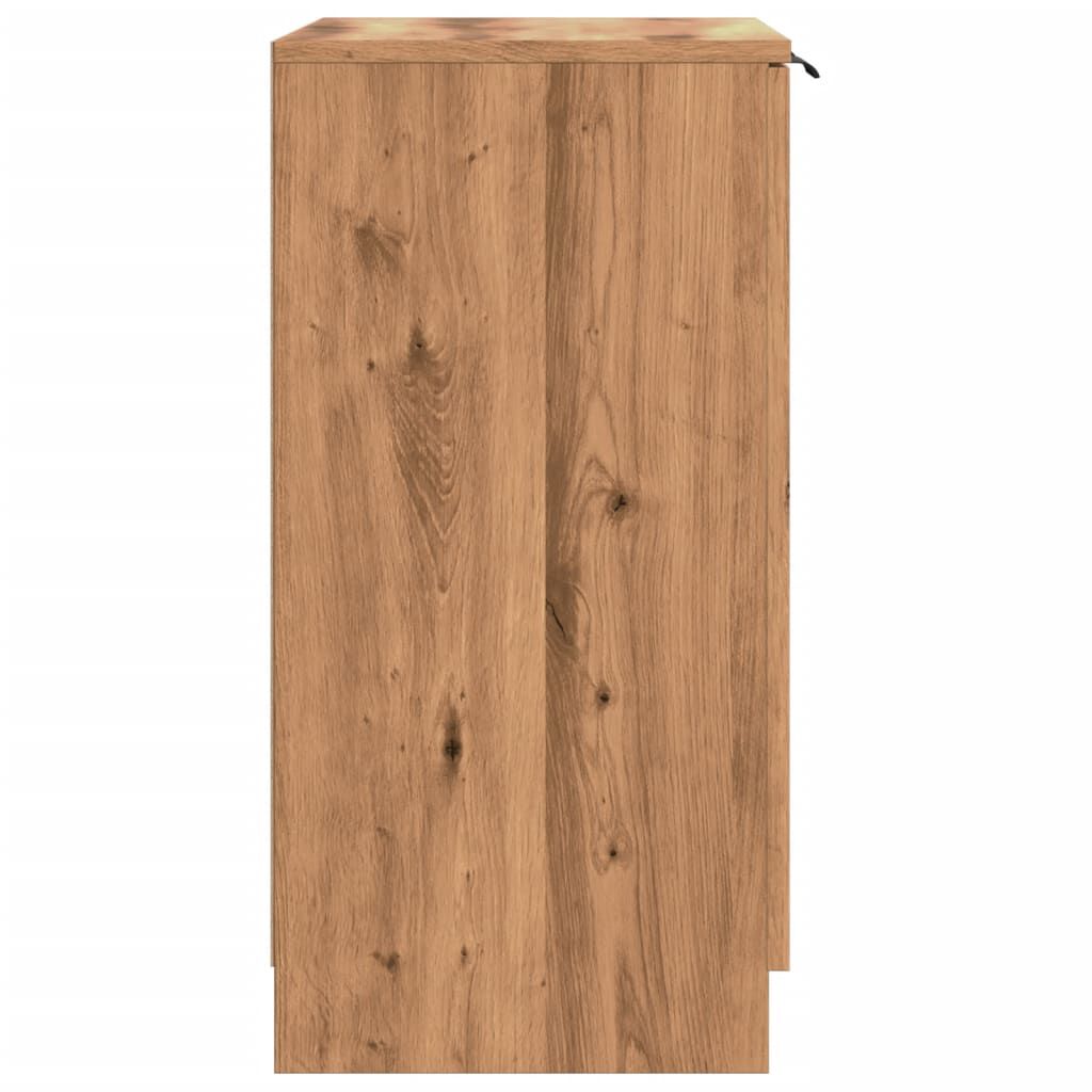 vidaXL Παπουτσοθήκη Αρτισιανή Δρυς 59x35x70 εκ. Επεξ. Ξύλο