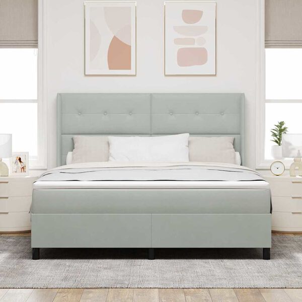 vidaXL &Kappa;&rho;&epsilon;&beta;ά&tau;&iota; &mu;&epsilon; &epsilon;&lambda;&alpha;&tau;ή&rho;&iota;&alpha; &mu;&epsilon; &sigma;&tau;&rho;ώ&mu;&alpha; &Alpha;&nu;&omicron;&iota;&chi;&tau;ό &gamma;&kappa;&rho;&iota; 180 x 200 cm &Beta;&epsilon;&lambda;&omicron;ύ&delta;&omicron;