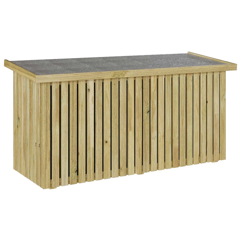 vidaXL Κουτί Αποθήκευσης 119x44x58.5 εκ Επεξεργασμένο Ξύλο Πεύκου