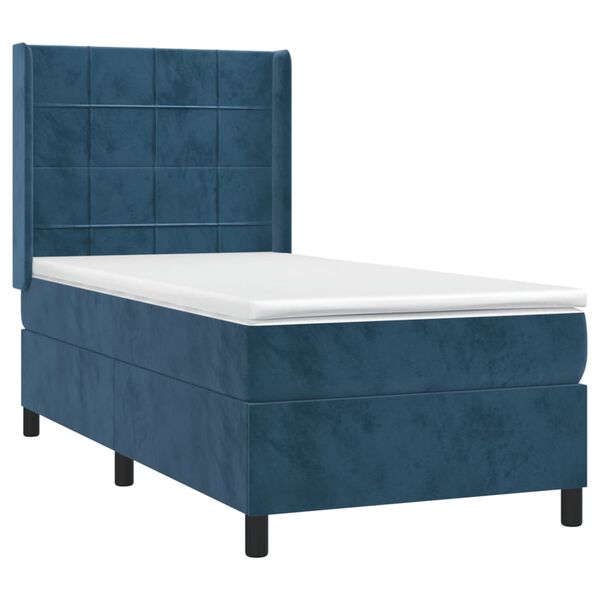 vidaXL &Kappa;&rho;&epsilon;&beta;ά&tau;&iota; Boxspring &mu;&epsilon; &Sigma;&tau;&rho;ώ&mu;&alpha; &Sigma;&kappa;&omicron;ύ&rho;&omicron; &Mu;&pi;&lambda;&epsilon; 100x200 &epsilon;&kappa;. &Beta;&epsilon;&lambda;&omicron;ύ&delta;&iota;&nu;&omicron;