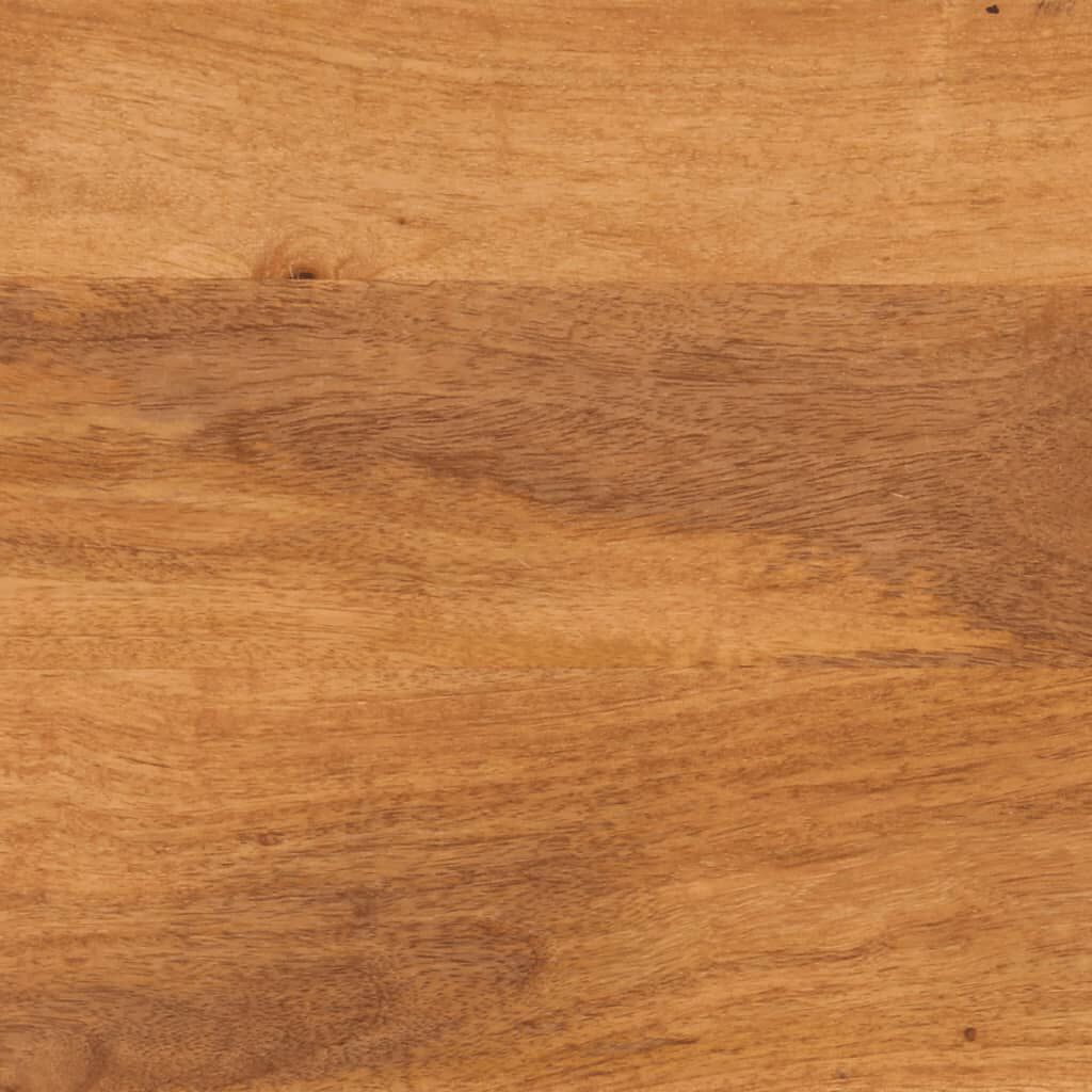 vidaXL Έπιπλο Τηλεόρασης Καφέ/Μαύρο 100x33,5x46 εκ. Μασίφ Ξύλο Μάνγκο