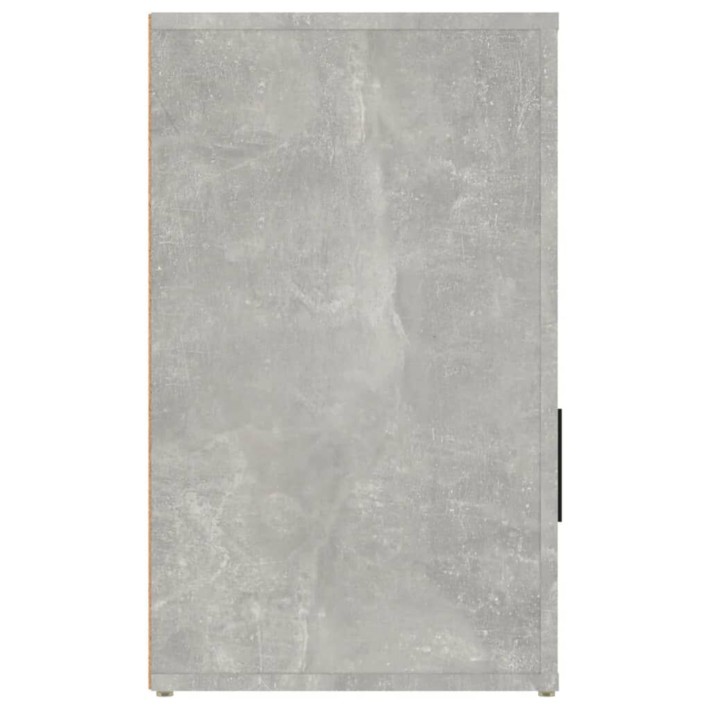 vidaXL Κομοδίνο Γκρι Σκυρ. 50 x 36 x 60 εκ. από Επεξεργασμένο Ξύλο