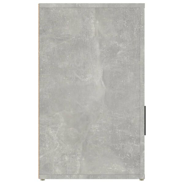 vidaXL Κομοδίνο Γκρι Σκυρ. 50 x 36 x 60 εκ. από Επεξεργασμένο Ξύλο