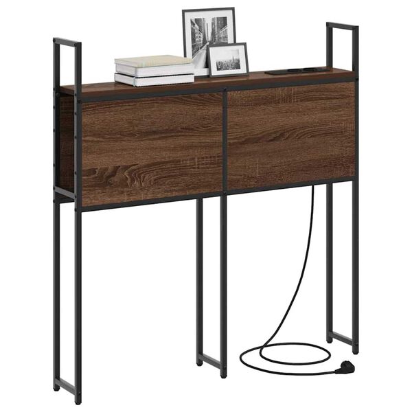vidaXL Κεφαλάρι Αποθήκης Καφέ δρυς 75 cm Επεξεργασμένο ξύλο