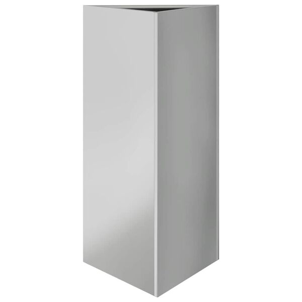 vidaXL Ζαρντινιέρα Κήπου Τρίγωνο 40x40x75 εκ Γαλβ. Ατσάλι