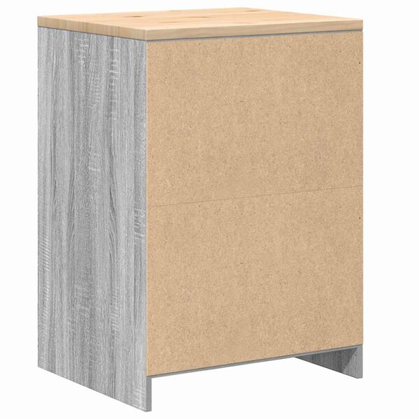 vidaXL ντουλάπι αποθήκευσης γκαράζ 60x51x85 εκ μασίφ ξύλο πεύκο