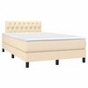 vidaXL &Kappa;&rho;&epsilon;&beta;ά&tau;&iota; Boxspring &mu;&epsilon; &Sigma;&tau;&rho;ώ&mu;&alpha; &Kappa;&rho;&epsilon;&mu; 120x190 &epsilon;&kappa;. &Upsilon;&phi;&alpha;&sigma;&mu;ά&tau;&iota;&nu;&omicron;