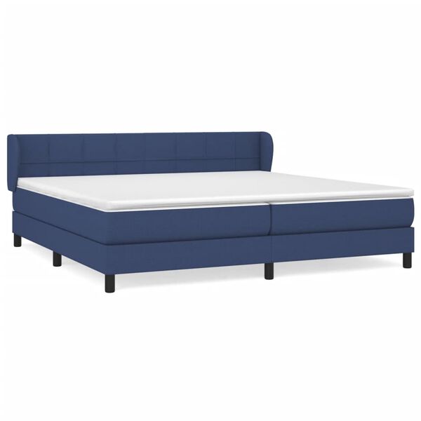 vidaXL &Kappa;&rho;&epsilon;&beta;ά&tau;&iota; Boxspring &mu;&epsilon; &Sigma;&tau;&rho;ώ&mu;&alpha; &Mu;&pi;&lambda;&epsilon; 200x200 &epsilon;&kappa;. &Upsilon;&phi;&alpha;&sigma;&mu;ά&tau;&iota;&nu;&omicron;