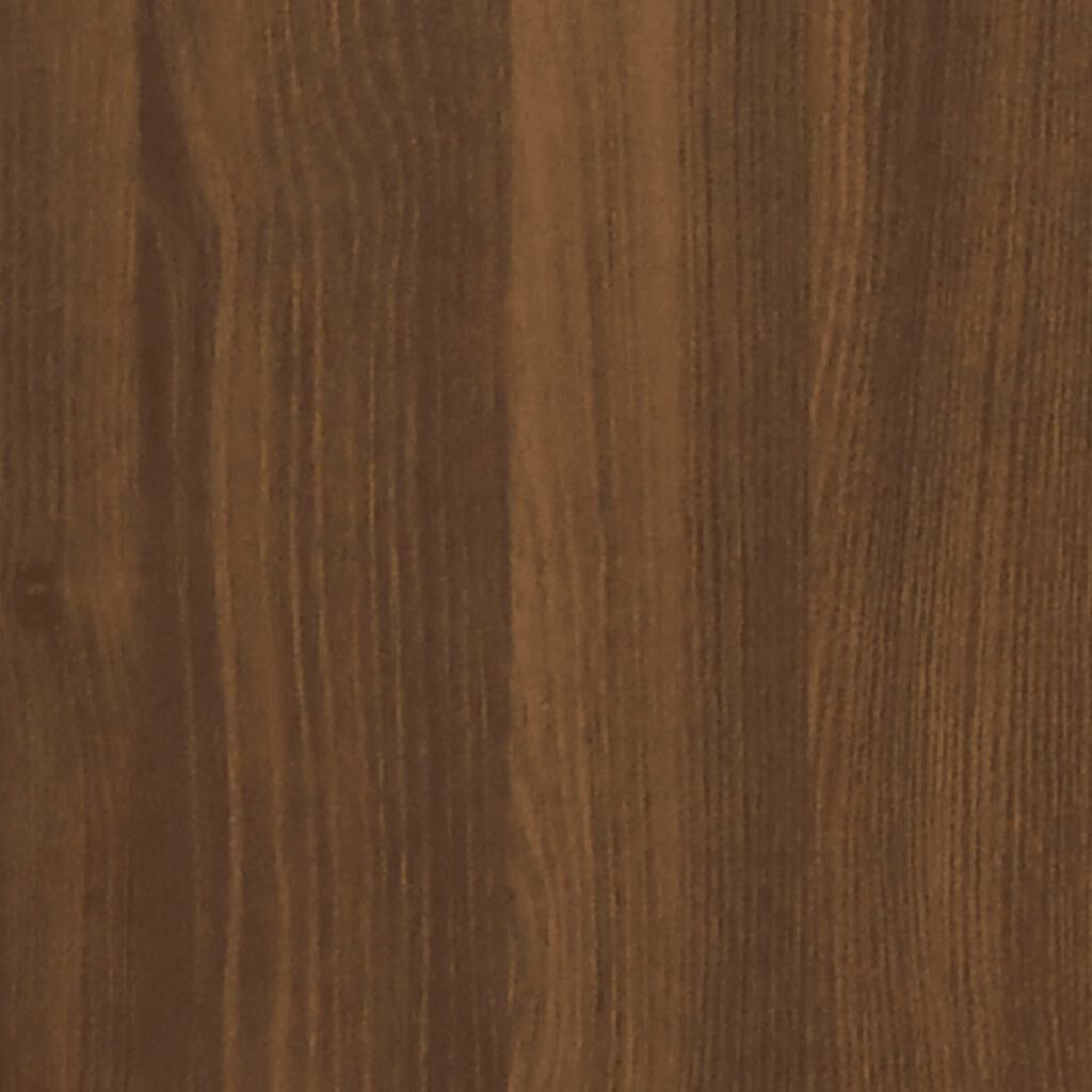 vidaXL Βιβλιοθήκη Καφέ Δρυς 86x25,5x140 εκ. από Επεξεργασμένο Ξύλο